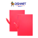 Folder Plástico Clip Lateral Carta Rosado Databank