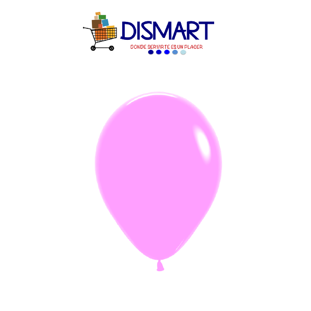 Globo Estándar #9 Liso Rosa 25pcs. Flexouniversal