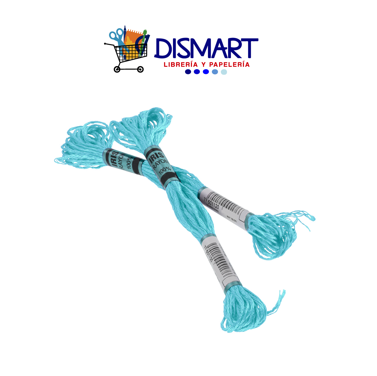 Lustrina Celeste – Dismart GT | Libreria y Papeleria