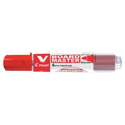 Marcador Pizarra Pilot VMaster Rojo Recarg.