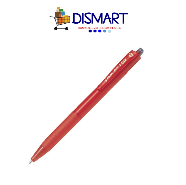 Bolígrafo punto fino 0.7mm Rojo - Pilot BP-1 RT