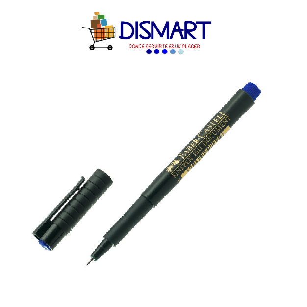 Marcador Rapidografo Punta fina 0.5mm Azul. Faber Castell