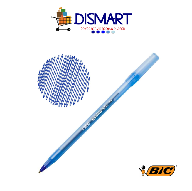 Bolígrafo punto mediano 1.0mm Azul - Bic