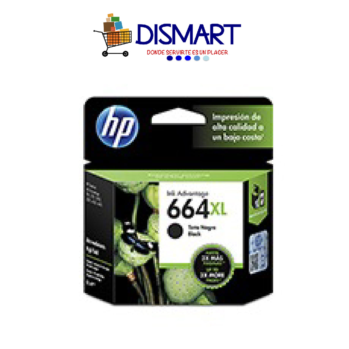 Cartucho Original HP Negro 664XL