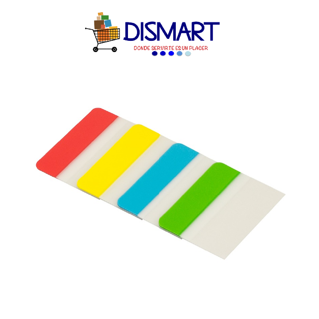 Index Tab Adhesivo (Tipo Pestaña) 4 colores. Stickn.